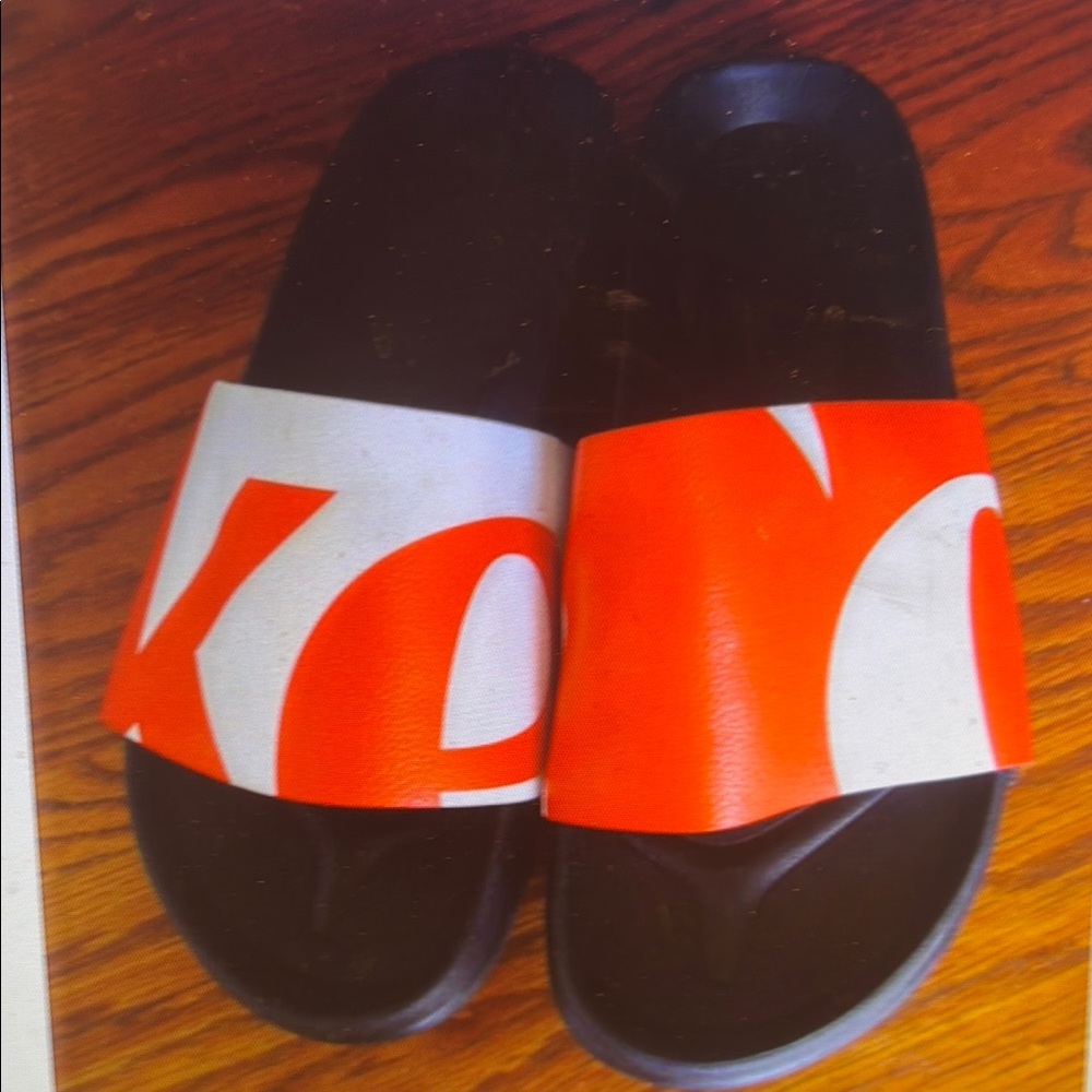 Coca Cola Red and White Sandals